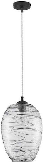 Nova Luce Evleen Pendant Light Gray 23cm