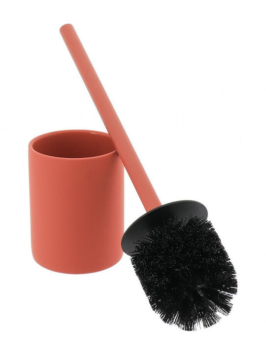 Atmosphera Ceramic Bathroom Toilet Brush Orange