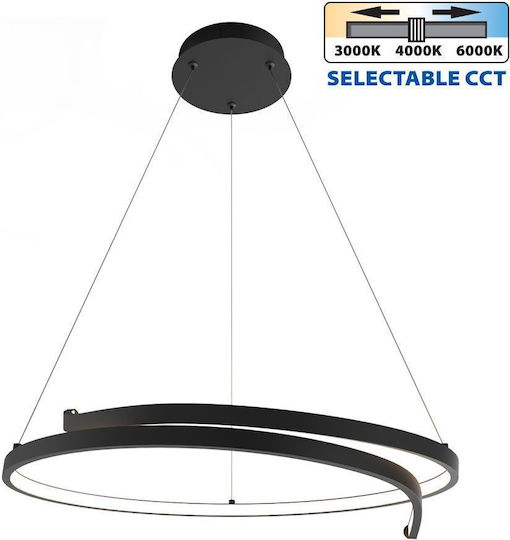Vivalux LED Κρεμαστό Φωτιστικό Μαύρο 55x55x120εκ. Vivalux LED Κρεμαστό Φωτιστικό Μαύρο 55x55x120εκ.
