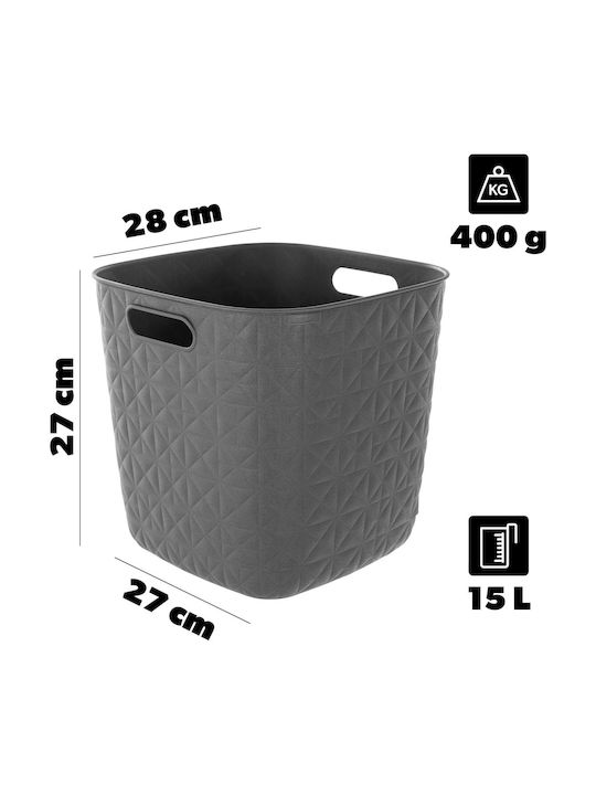 Curver Coș De Depozitare Textil Gri 15l