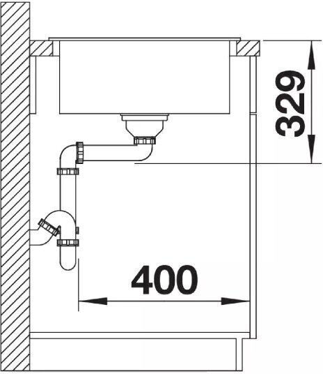 Blanco 660270 Кухненска Мивка Drop-In от Течен Гранит Дължина 78см Ширина 50см Бял Blanco 660270 Кухненска Мивка Drop-In от Течен Гранит Дължина 78см Ширина 50см Бял