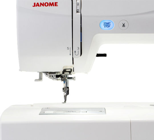 Janome Professionelle Nähmaschine Weiß