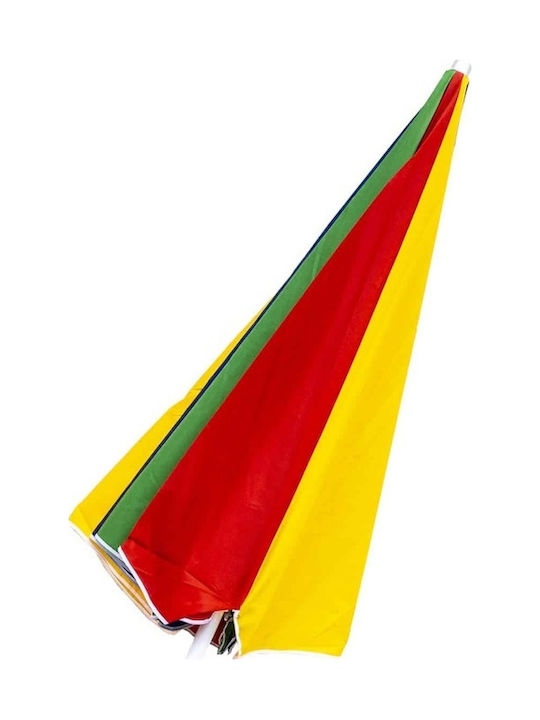 Floor Umbrella Metal Multicolour 3x2.6m