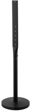 Vevor Portable Sign Post 2-pack 1230 Mm Tall Metal Sign Stands Heavy Duty Cast Iron Base Multi-hole Design Easy Installation Wind-resistant Indoor Outdoor Parking Warning Notice