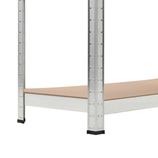 Dexion Galvanized Shelf 75x45x180cm With 5 Shelves Total Load Capacity 500kg