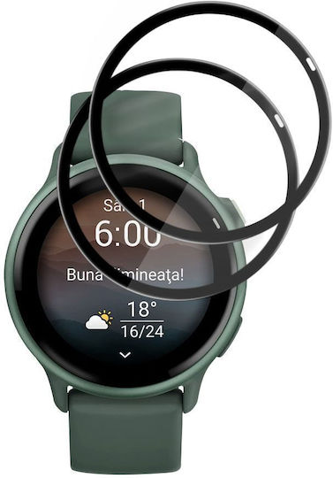 Techsuit Nano Flex Full Face Tempered Glass for Garmin Vivoactive 6 2 Pieces