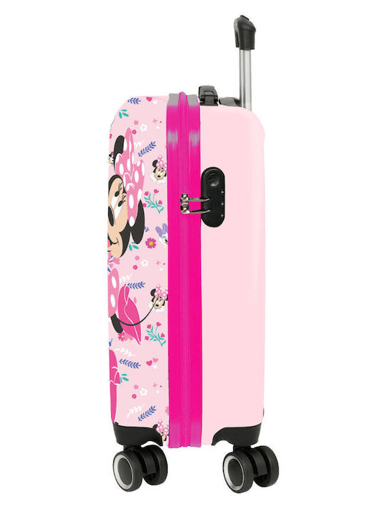 Minnie Mouse Trolley Koffer Kabine 4 Räder 57cm Rosa