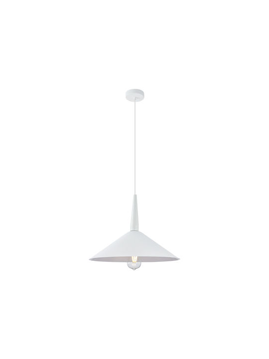Braytron Κρεμαστό Φωτιστικό Λευκό LED 40x120x40εκ.