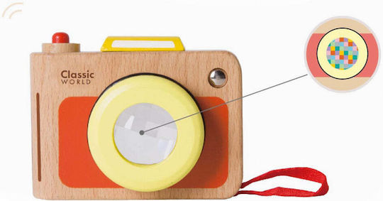 Wooden Kids Toy My First Camera 9+ Months 10x7.5x5cm Classic World