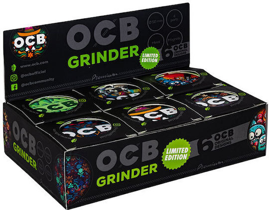 Ocb Grinder Τρίφτης «bunt» 43mm 4 Parts Διάφορα Σχέδια