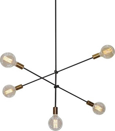 Home Lighting Cody Pendant Light Bronze for 5 Bulbs E27
