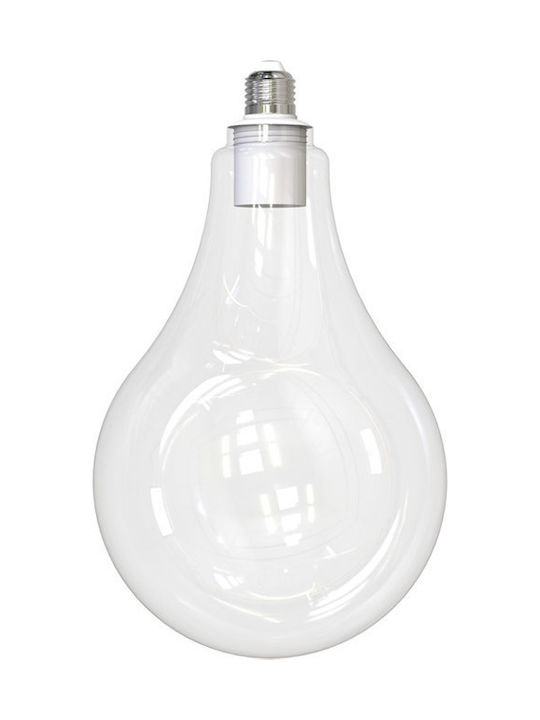 Adeleq Pendant Light Transparent with Socket E27 16.5x16.5cm