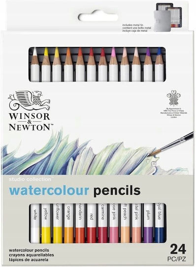 Precision Watercolor Pencil 24pcs In Tin Box