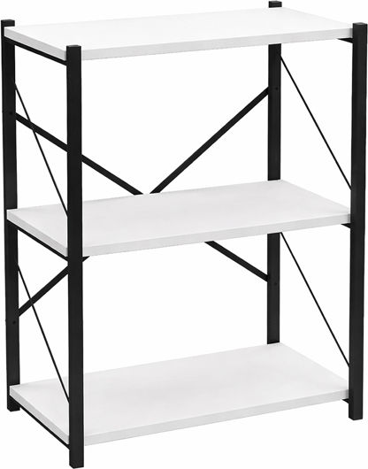 Βιβλιοθήκη Opus Λευκη 60x32x79εκ.