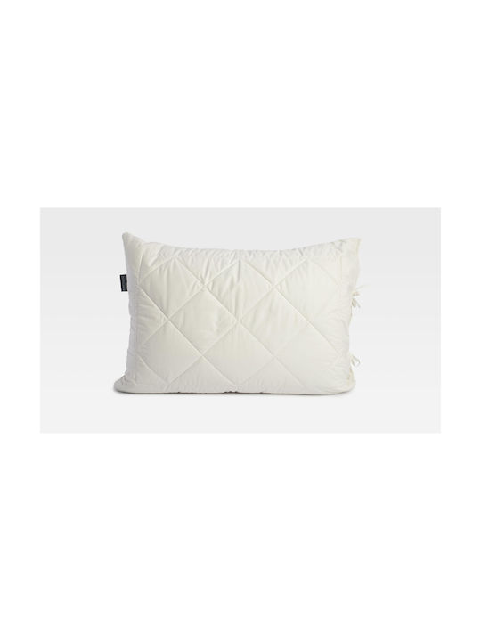 Valeria Home Μαξιλαροθήκη Καπιτονέ Λευκή 50x75εκ.