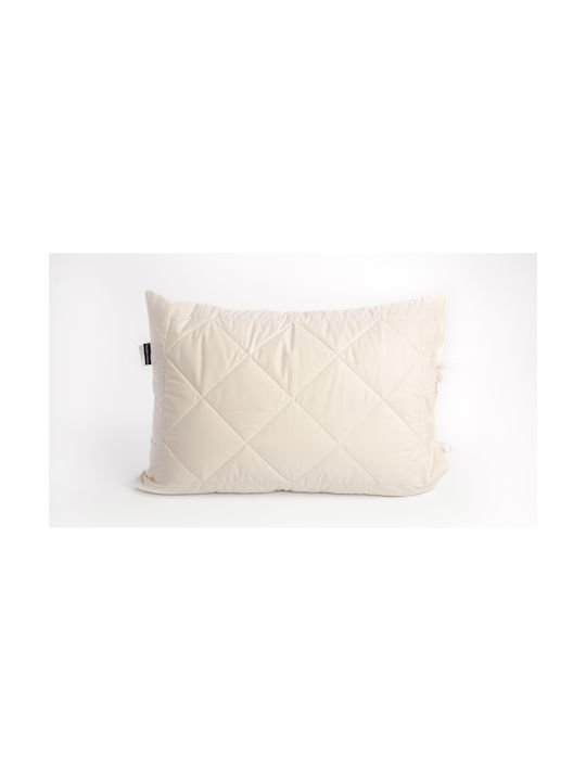 Valeria Home Μαξιλαροθήκη Καπιτονέ Λευκή 50x75εκ.