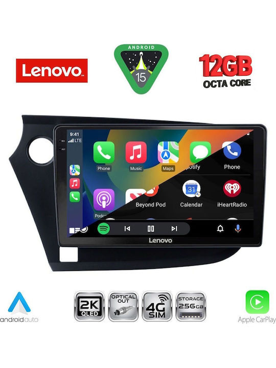 Lenovo Car Audio System for BMW X1 / X3 / X4 Honda Insight 2009-2014 (Bluetooth/USB/WiFi/GPS/Apple CarPlay/Android Auto) with 9" Touch Screen