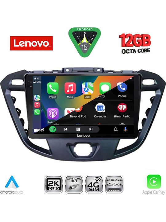 Lenovo Car Audio System for BMW X1 / X3 / X4 Ford Transit Custom / Tourneo Custom 2013-2019 (Bluetooth/USB/WiFi/GPS/Apple CarPlay/Android Auto) with 9" Touch Screen
