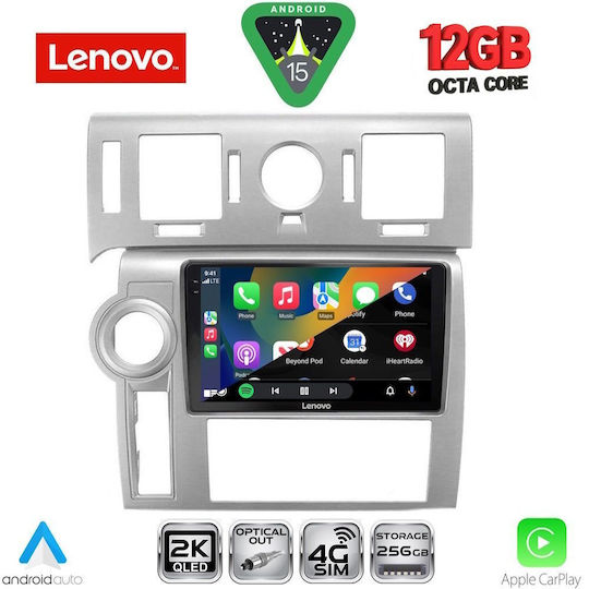Lenovo Ηχοσύστημα Αυτοκινήτου για BMW X1 / X3 / X4 Hummer H2 2008-2009 (Bluetooth/USB/WiFi/GPS/Apple-Carplay/Android-Auto) με Οθόνη Αφής 9"