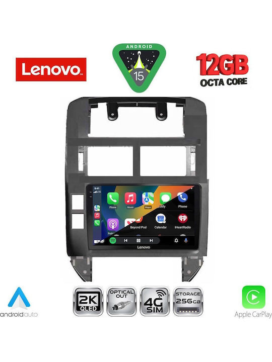 Lenovo Car Audio System for BMW X1 / X3 / X4 Volkswagen Polo 2002-2009 (Bluetooth/USB/WiFi/GPS/Apple CarPlay/Android Auto) with 9" Touch Screen