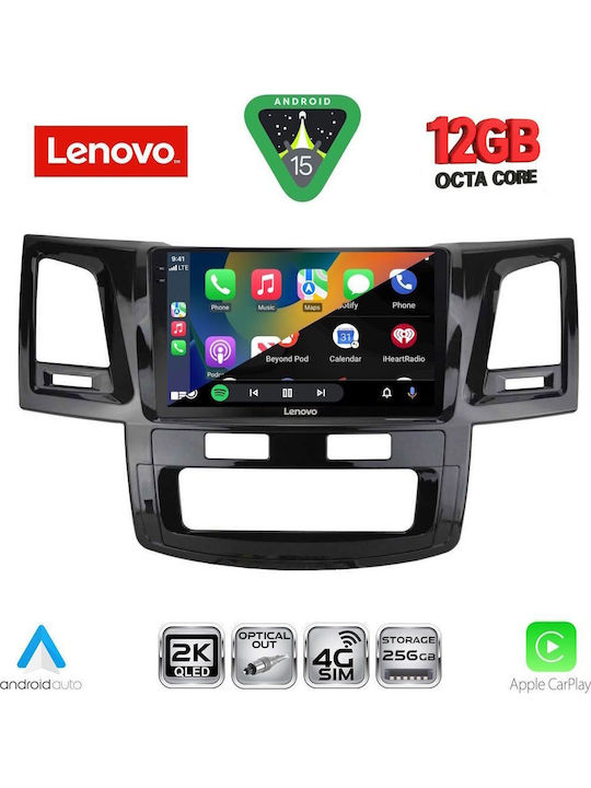 Lenovo Car Audio System for Toyota Hilux BMW X1 / X3 / X4 2005-2016 (Bluetooth/USB/WiFi/GPS/Apple CarPlay/Android Auto) with 9" Touch Screen