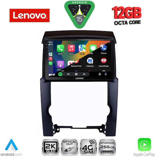 Lenovo Ηχοσύστημα Αυτοκινήτου για BMW X1 / X3 / X4 Kia Sorento 2009-2014 (Bluetooth/USB/WiFi/GPS/Apple-Carplay/Android-Auto) με Οθόνη Αφής 10"