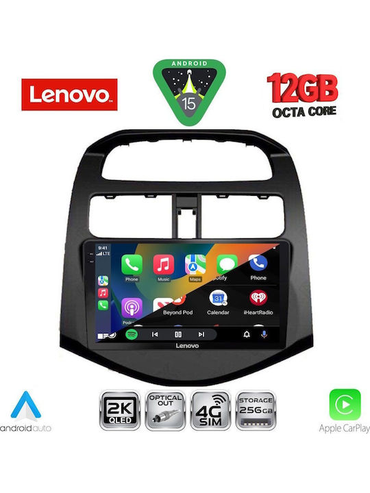 Lenovo Автомобилна Аудио Система за BMW X1 / X3 / X4 Chevrolet Spark 2009-2015 (Bluetooth/USB/Вграден Wi-Fi/GPS/Apple CarPlay/Android Auto) с Touch Screen 9"