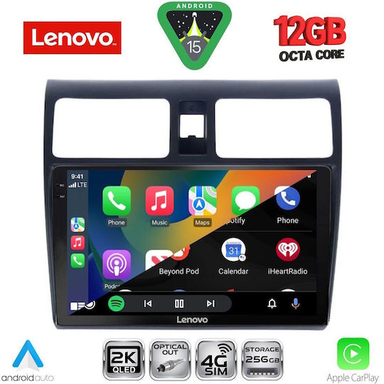 Lenovo Ηχοσύστημα Αυτοκινήτου για Suzuki Swift BMW X1 / X3 / X4 2005-2011 (Bluetooth/USB/WiFi/GPS/Apple-Carplay/Android-Auto) με Οθόνη Αφής 10"