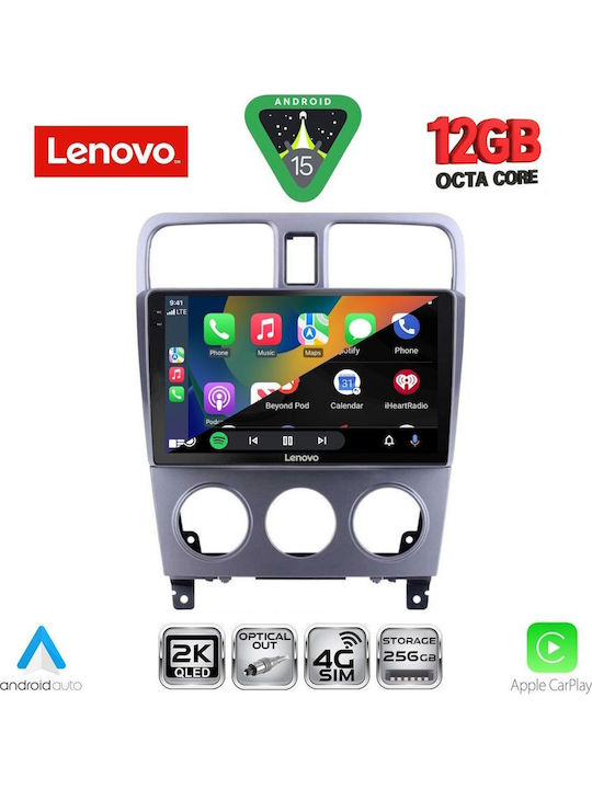 Lenovo Car Audio System for BMW X1 / X3 / X4 Subaru Forester 2002-2008 (Bluetooth/USB/WiFi/GPS/Apple CarPlay/Android Auto) with 9" Touch Screen