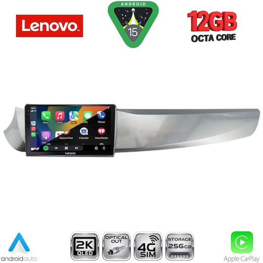 Lenovo Ηχοσύστημα Αυτοκινήτου για BMW X1 / X3 / X4 Alfa Romeo Giulietta 2010-2014 (Bluetooth/USB/WiFi/GPS/Apple-Carplay/Android-Auto) με Οθόνη Αφής 9"