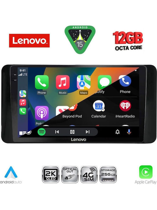 Lenovo Car Audio System for BMW X1 X3 X4 Skoda Kamiq 2018 with Touch Screen 10" Bluetooth USB Wi-Fi GPS Apple CarPlay Android Auto Lenovo SSZ 12586 CPA