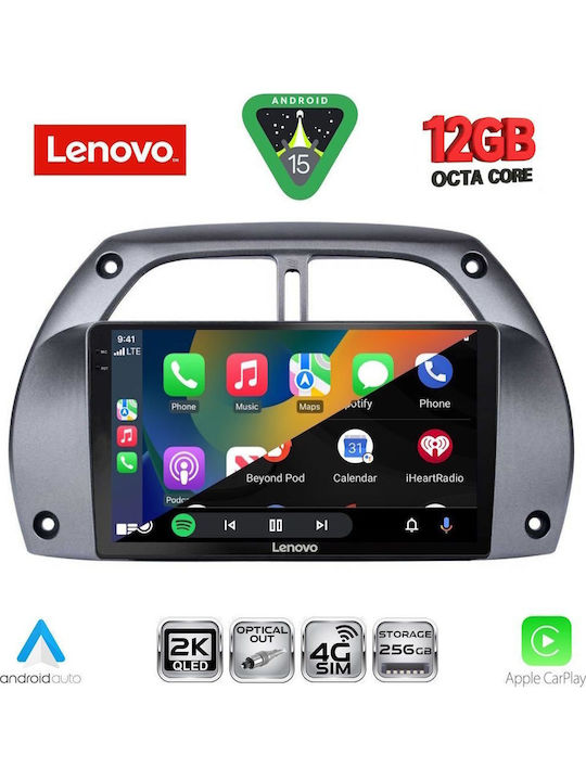 Lenovo Car Audio System for Toyota RAV 4 BMW X1 / X3 / X4 2000-2006 with A/C (Bluetooth/USB/WiFi/GPS/Apple CarPlay/Android Auto) with 9" Touch Screen