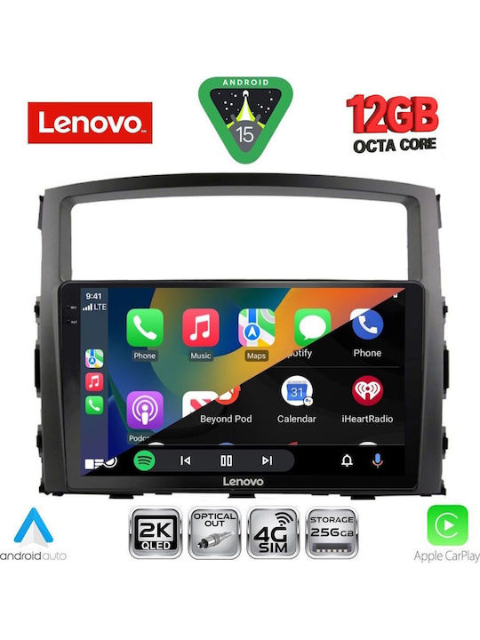 Lenovo Car Audio System for Mitsubishi Pajero BMW X1 / X3 / X4 2006-2013 (Bluetooth/USB/WiFi/GPS/Apple CarPlay/Android Auto) with 9" Touch Screen