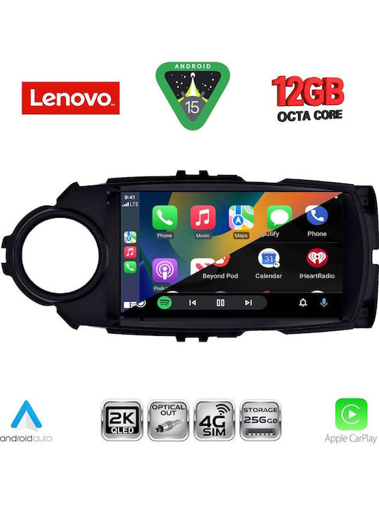 Lenovo Ηχοσύστημα Αυτοκινήτου για Toyota Yaris BMW X1 / X3 / X4 2015-2020 (Bluetooth/USB/WiFi/GPS/Apple-Carplay/Android-Auto) με Οθόνη Αφής 9"