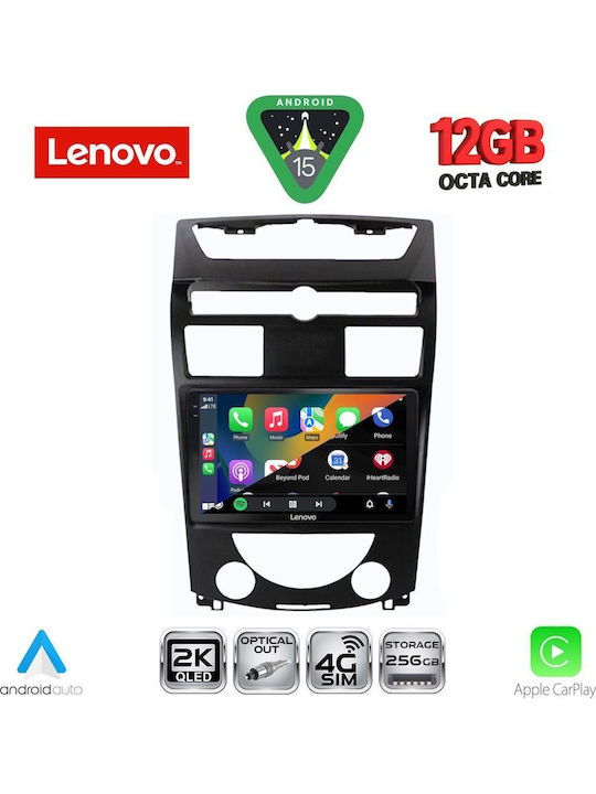 Lenovo Car Audio System for BMW X1 / X3 / X4 Ssangyong Rexton 2006-2015 (Bluetooth/USB/WiFi/GPS/Apple CarPlay/Android Auto) with 10" Touch Screen