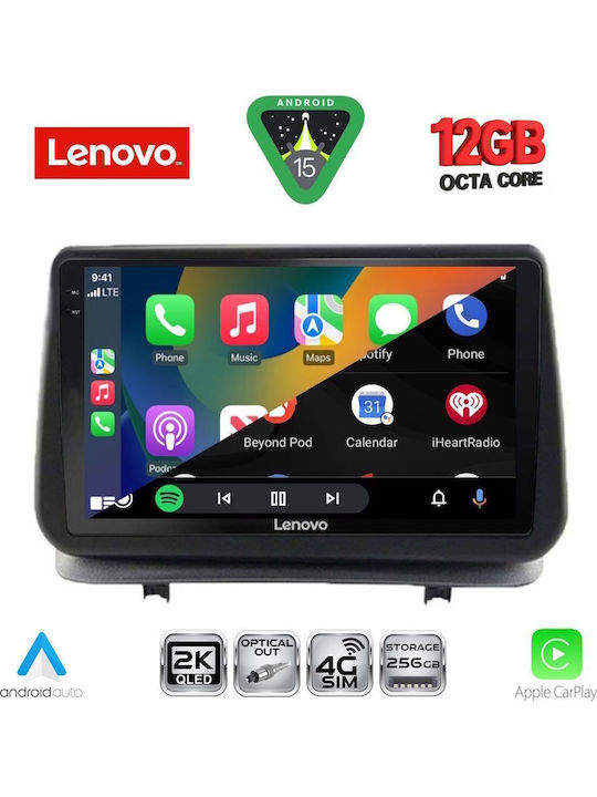 Lenovo Car Audio System for Renault Clio BMW X1 / X3 / X4 2005-2011 (Bluetooth/USB/WiFi/GPS/Apple CarPlay/Android Auto) with 9" Touch Screen