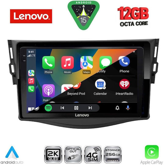 Lenovo Car Audio System for Toyota RAV 4 BMW X1 / X3 / X4 2006-2012 (Bluetooth/USB/WiFi/GPS/Apple CarPlay/Android Auto) with 9" Touch Screen
