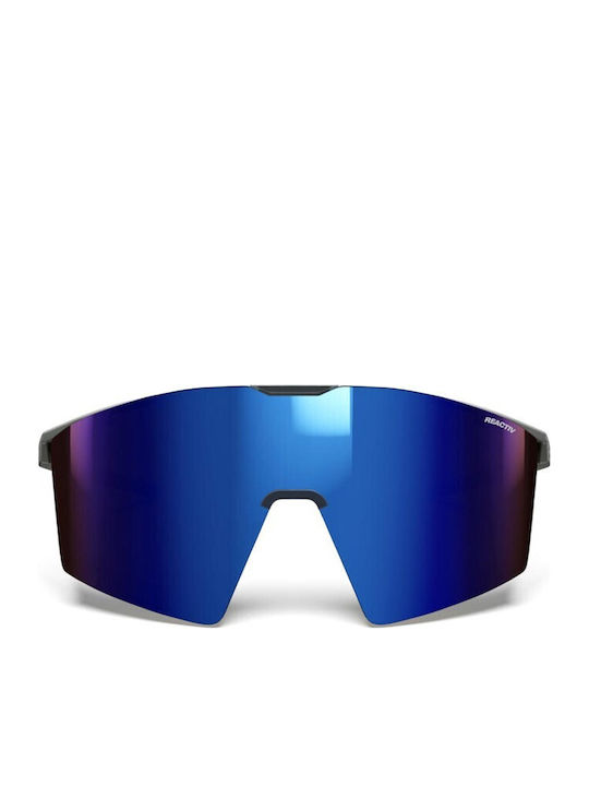 Julbo Cover Unisex Sunglasses with Black Frame with Mirror Lens J5883651