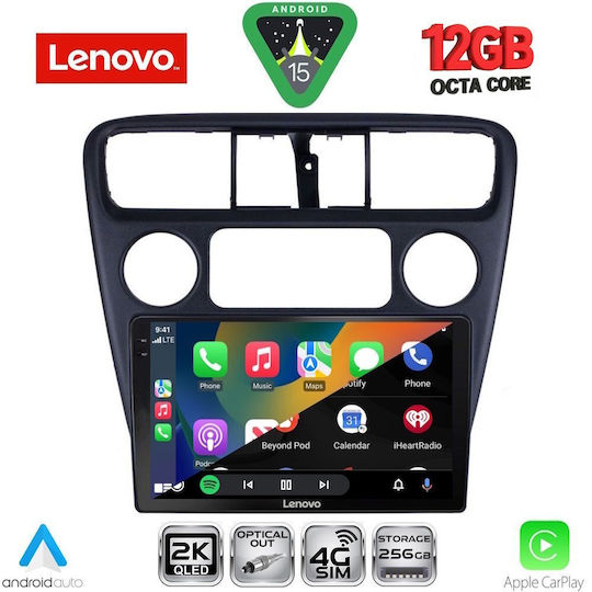 Lenovo Car Audio System for BMW X1 / X3 / X4 Honda Accord 1998-2004 Bluetooth USB WiFi GPS Apple CarPlay Android Auto with 9" Touch Screen