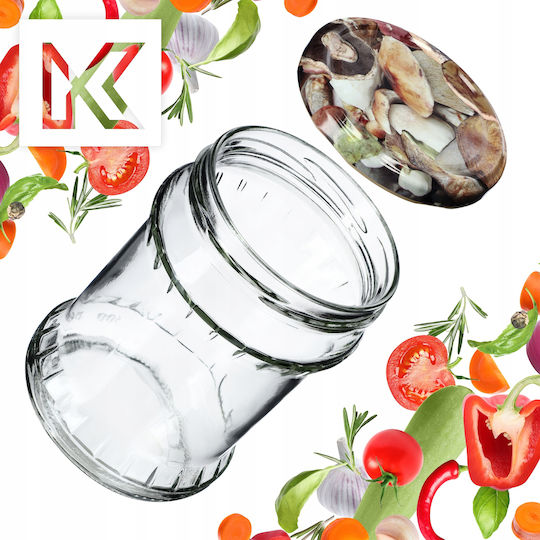 Kadax Βαζάκι Γυάλινο 500ml (8τμχ)