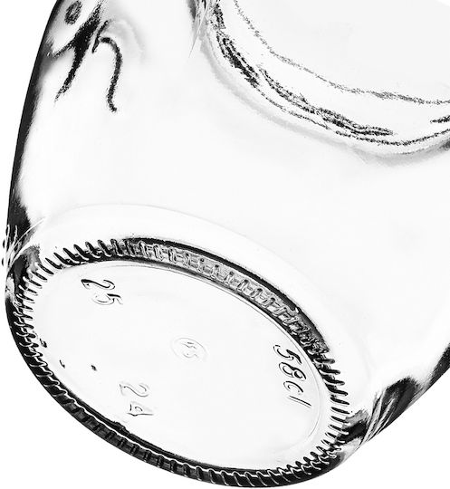 Kadax Glas Gefäß 580ml (8 Stück)