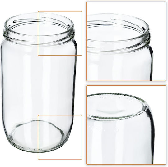 Kadax Βαζάκι Γυάλινο 720ml (8τμχ)