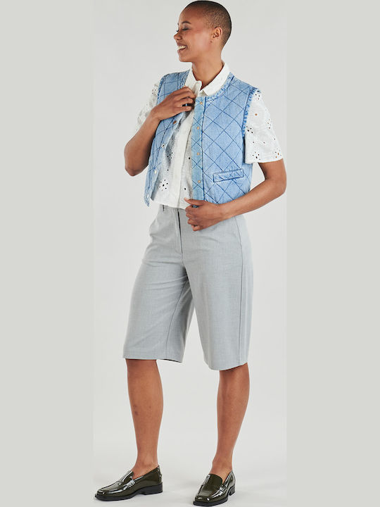 Damen Jean Jacke Blau