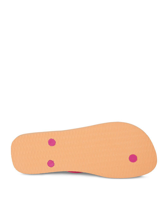 Top Summer Vibes Flip Flops Peach