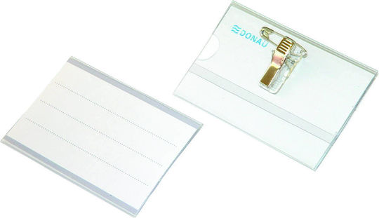Donau Badge Pin Clip 58 X 90 Mm Donau