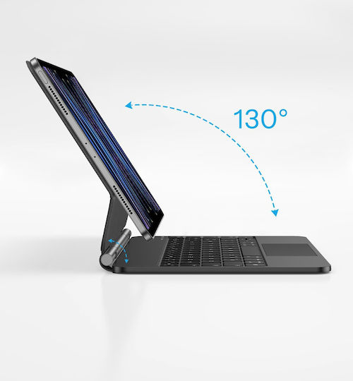 Πληκτρολόγιο Omoton Ipad Air Pro 11" 2025/2024 Azerty Bluetooth Οθόνη Αφής