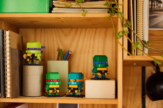 LEGO Brick Headz Teenage Mutant Ninja Turtles pentru 10+ Ani 567 Bucăți