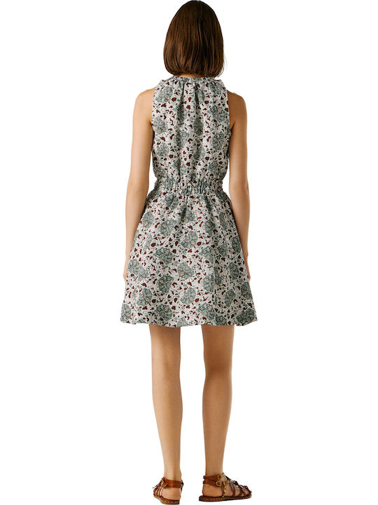 Summer Mini Dress Hydro Green