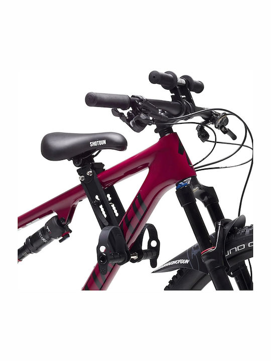 Kids Ride Shotgun Bicycle Saddle Carbon Black