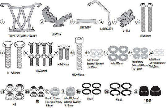Givi Engine Protection for Yamaha Tenere 700